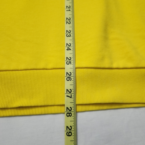 Mens Puma Yellow Borussia Dortmund Pullover Sweatshirt Medium Bundesliga Germany - Picture 4 of 5